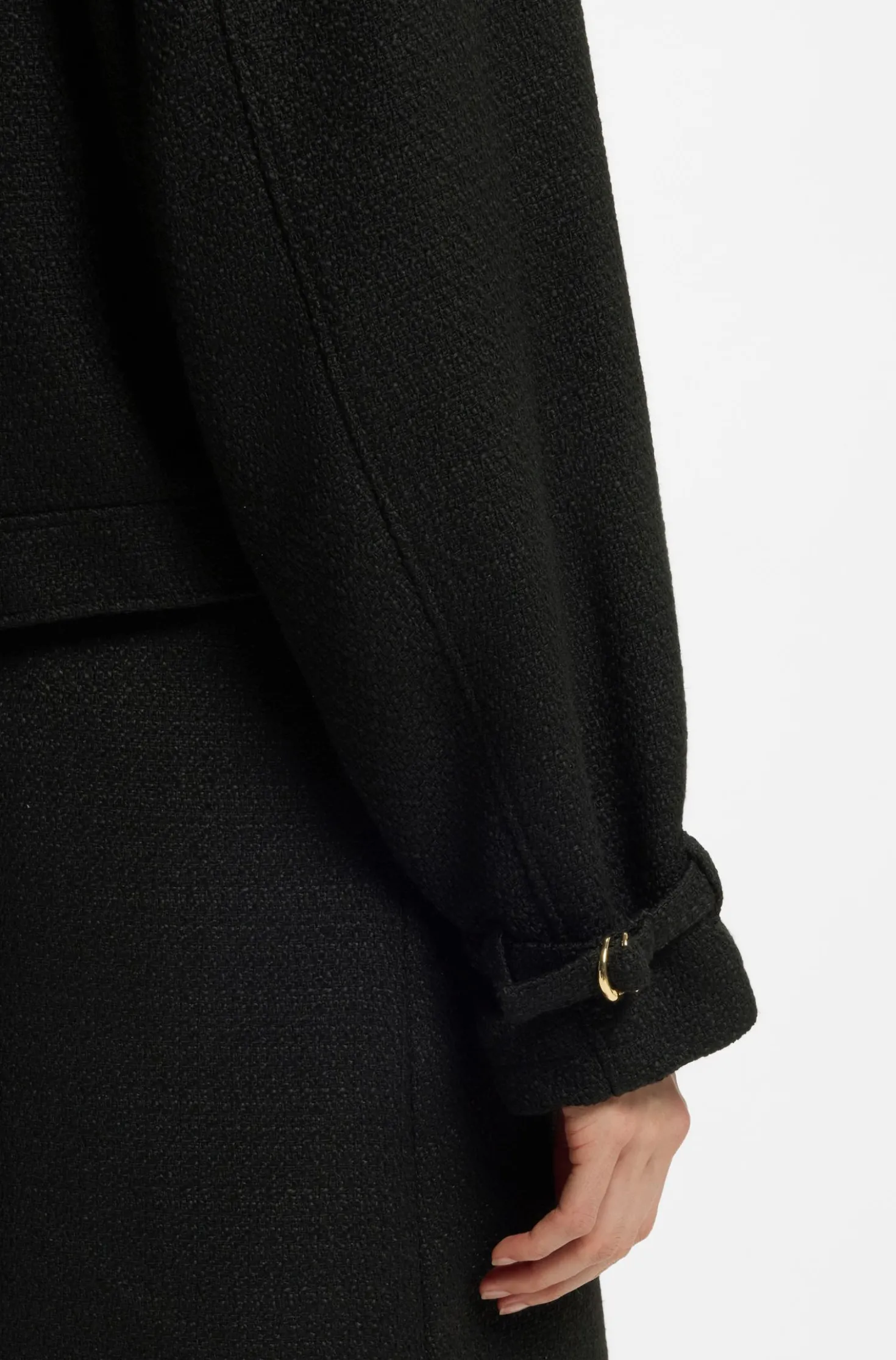 Oversized Sakko aus Bouclé-Gewebe