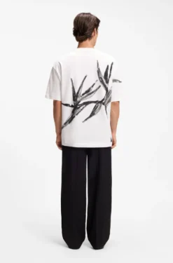 Oversized T-Shirt aus Baumwolle mit markantem Logo-Print