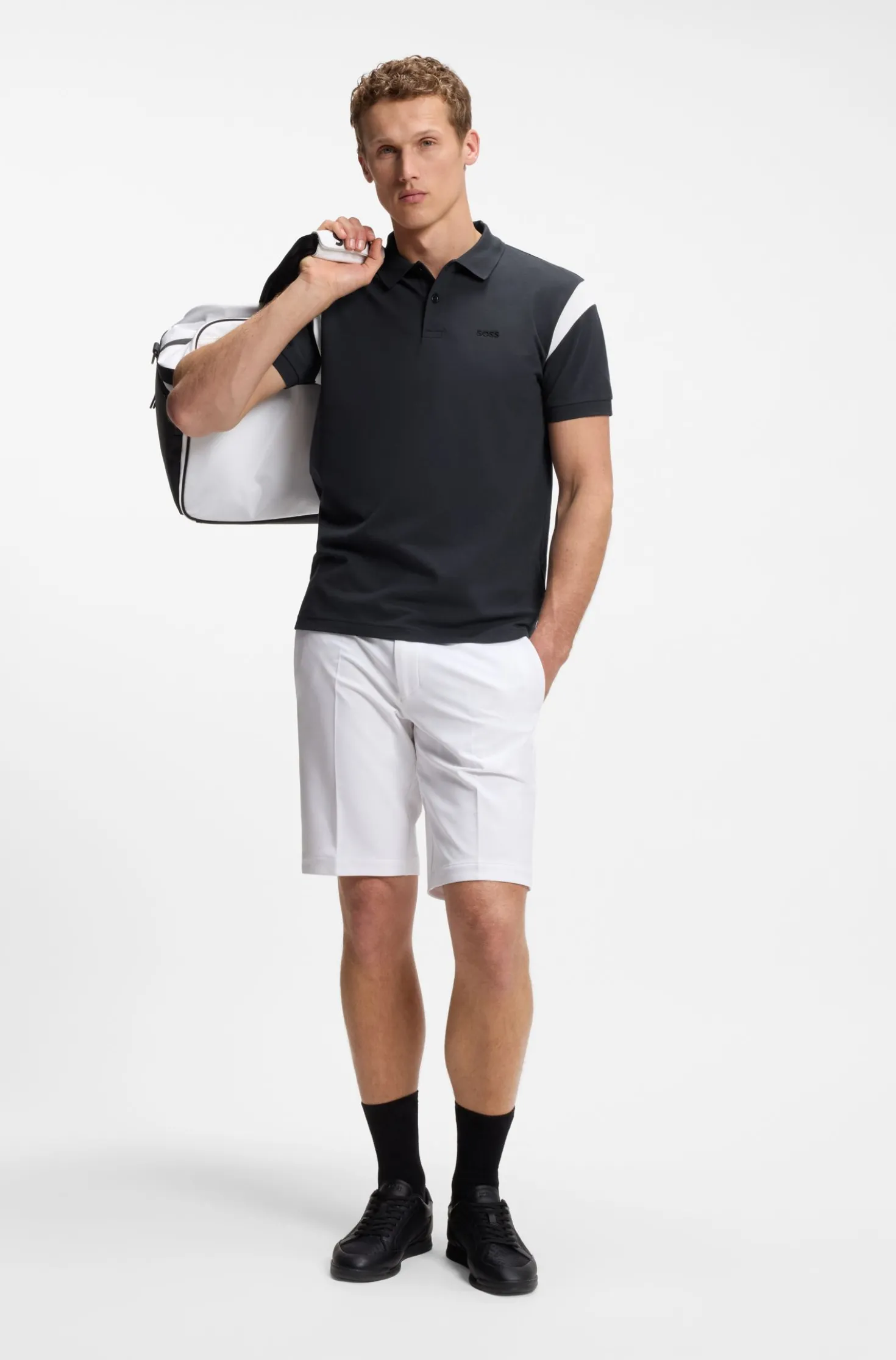 Paddy Poloshirt aus Stretch-Baumwolle
