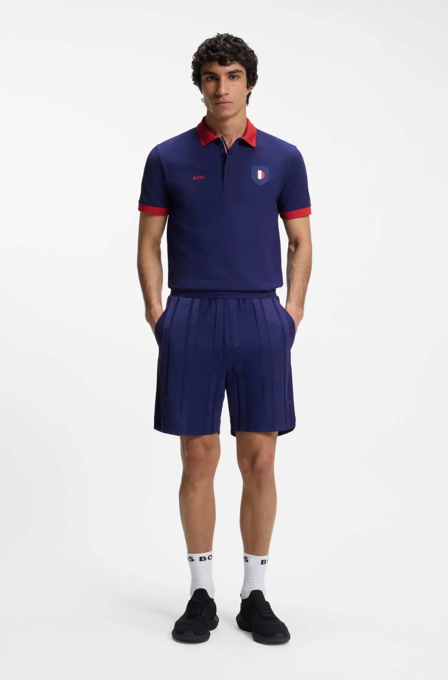 Paddy Poloshirt mit Landesflaggen-Details