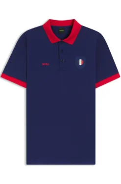 Paddy Poloshirt mit Landesflaggen-Details