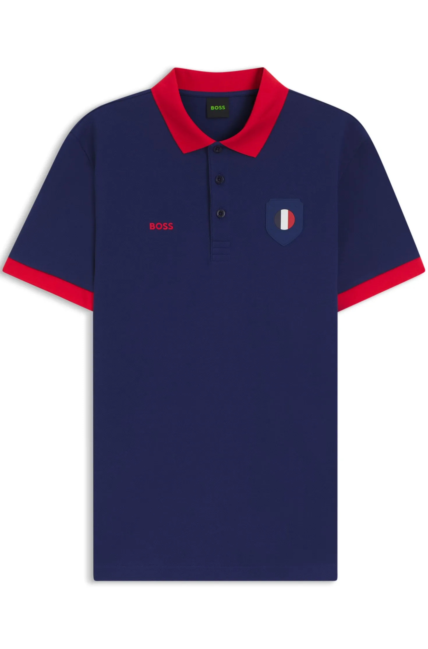 Paddy Poloshirt mit Landesflaggen-Details