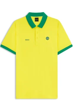 Paddy Poloshirt mit Landesflaggen-Details