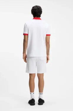Paddy Poloshirt mit Landesflaggen-Details