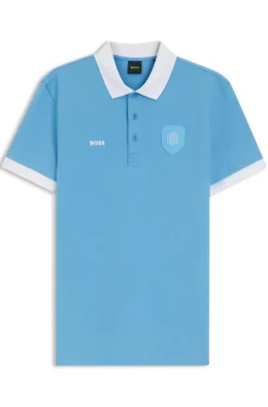 Paddy Poloshirt mit Landesflaggen-Details