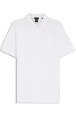 Paddy Poloshirt mit strukturiertem Logo-Patch