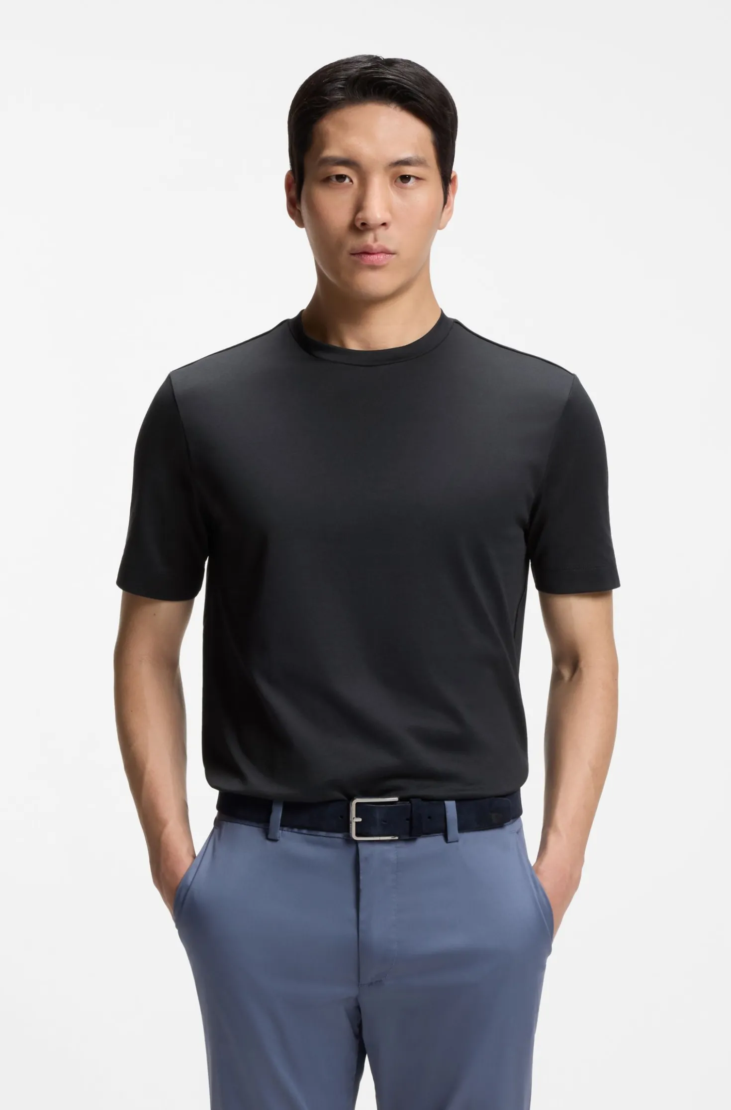 Performance T-Shirt aus Baumwoll-Mix