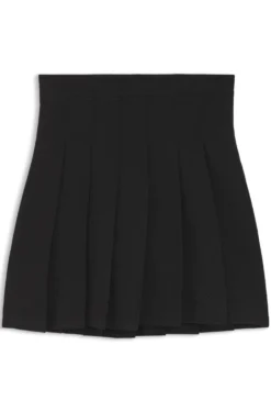 Plissee-Rock aus Stretch-Baumwolle mit integrierter Shorts