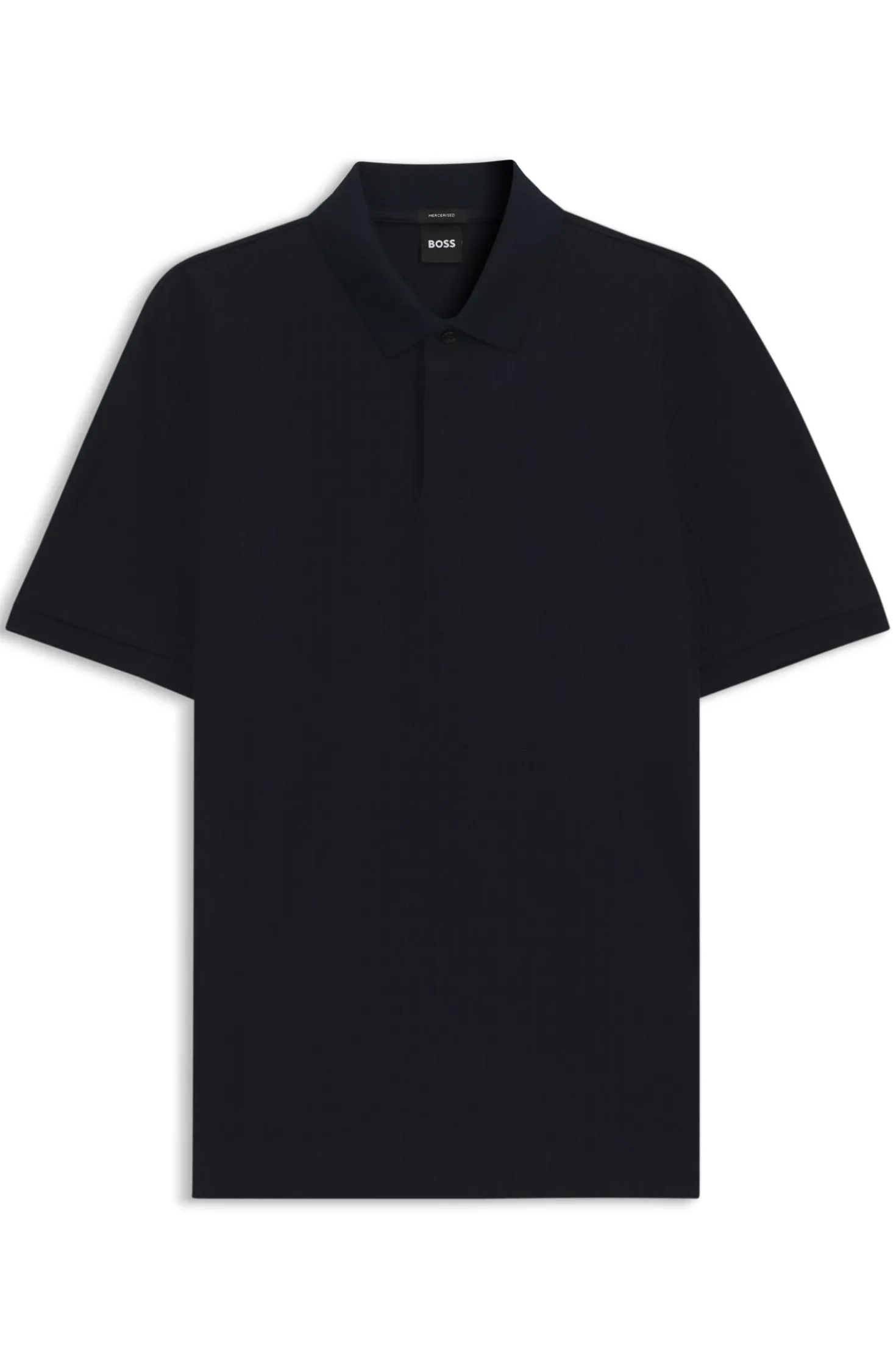 Poloshirt aus Baumwolle mit geometrischem Jacquard-Muster