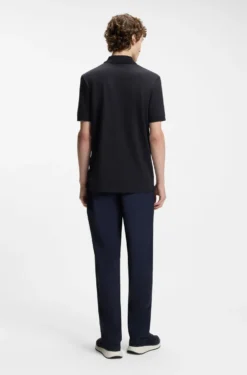 Poloshirt aus Baumwoll-Mix mit Reißverschlussleiste