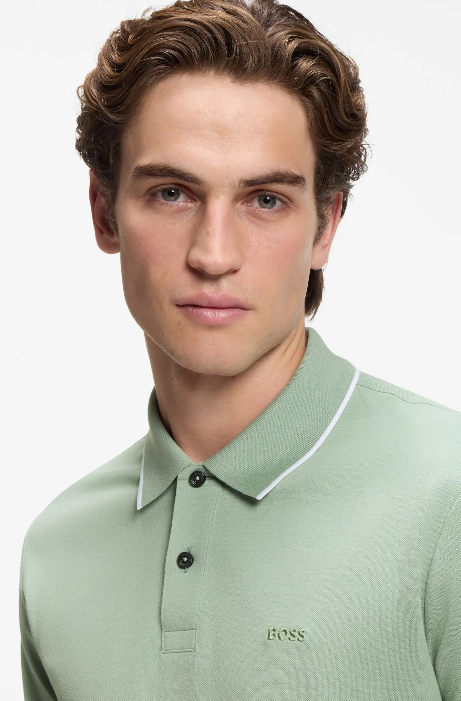 Poloshirt aus Baumwoll-Piqué mit Logo-Stickerei