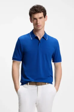 Poloshirt aus Baumwoll-Piqué mit Logo-Stickerei