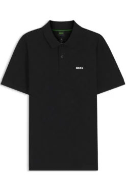 Poloshirt aus Baumwoll-Piqué mit Allover-Print