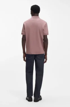 Poloshirt aus Baumwoll-Piqué mit Reißverschluss am Ausschnitt
