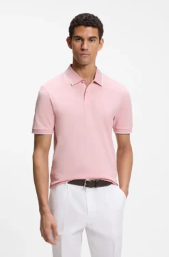 Poloshirt aus Baumwoll-Piqué mit Logo-Stickerei