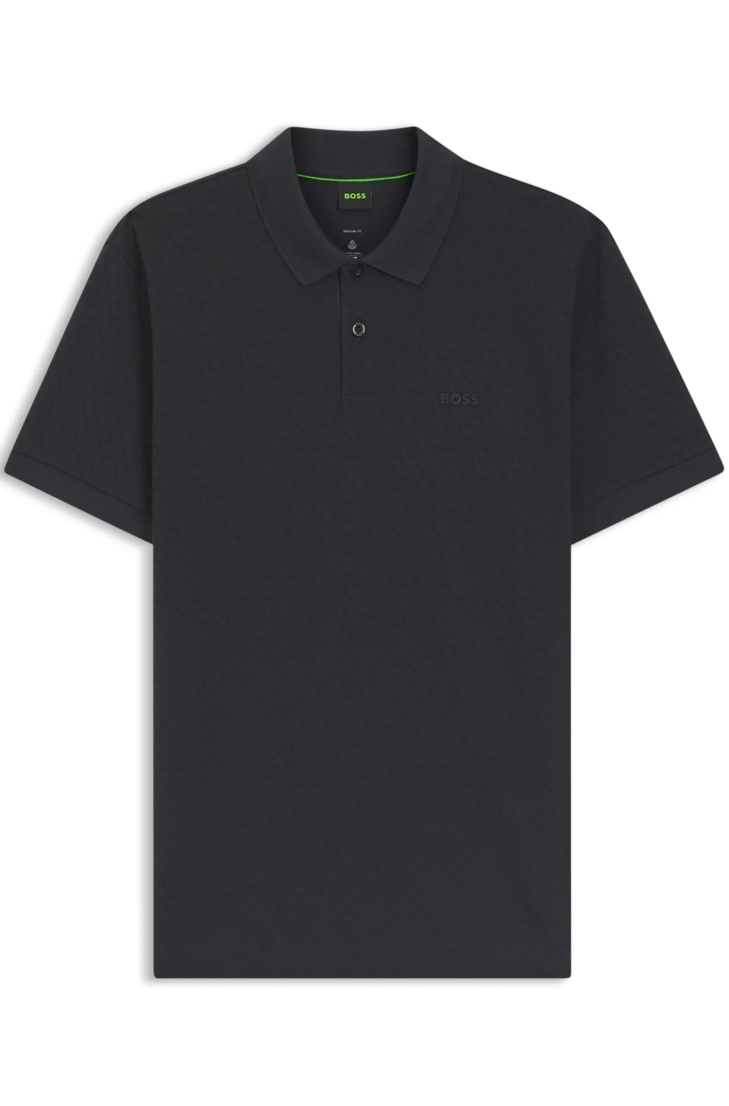 Poloshirt aus Baumwoll-Piqué mit Print-Muster