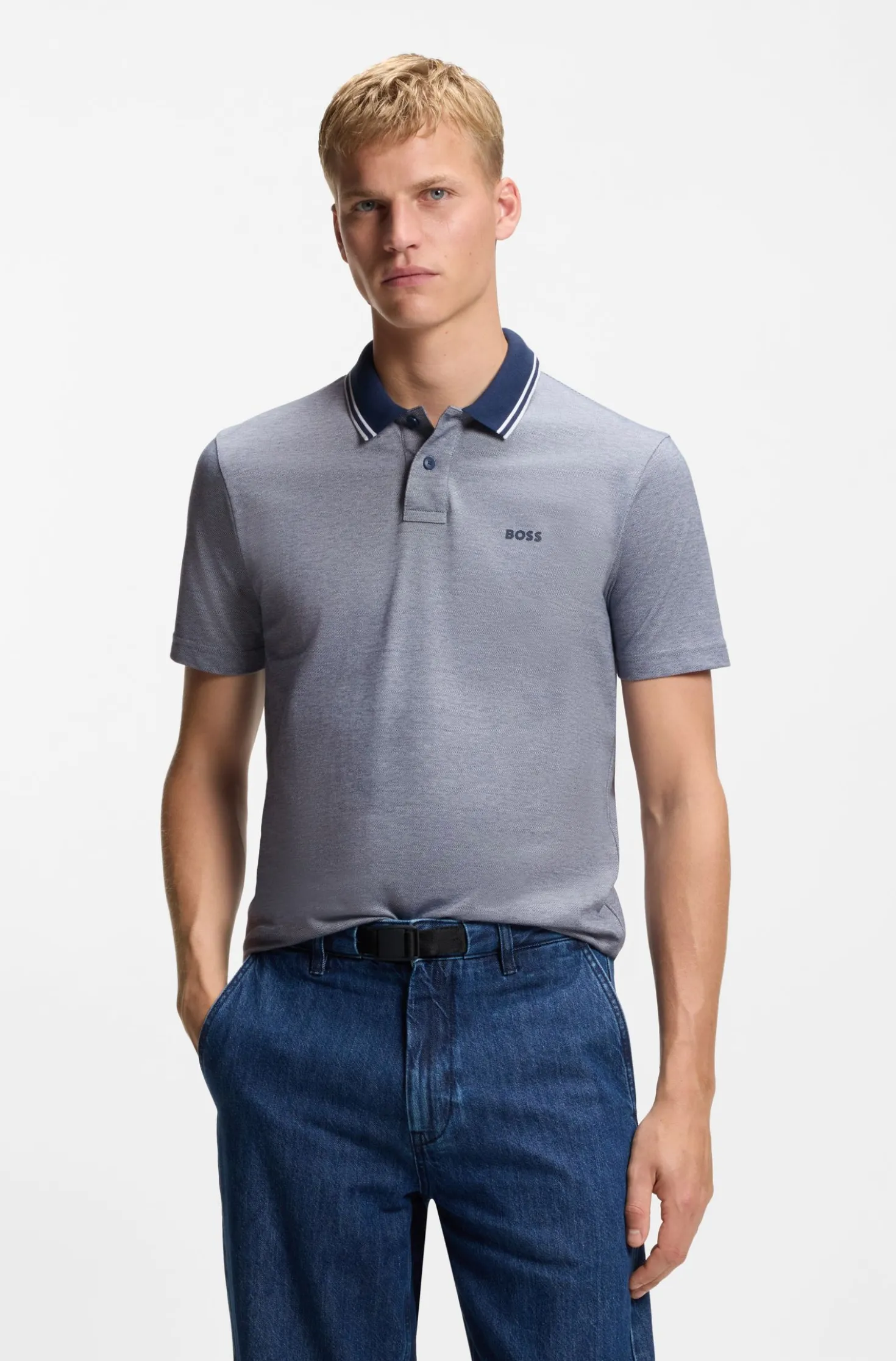 Poloshirt aus Baumwoll-Piqué mit Logo-Print