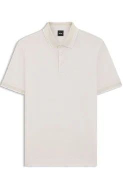 Poloshirt aus Oxford-Baumwoll-Piqué mit Logo-Detail