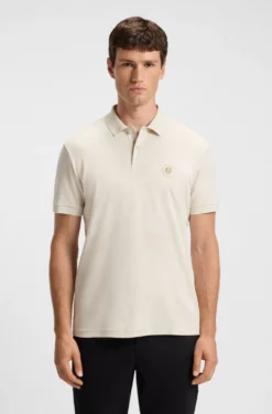 Poloshirt aus Pima-Baumwolle mit Double-B-Monogramm