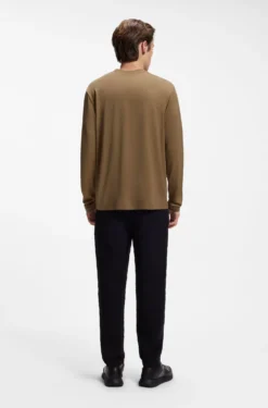 Porsche x BOSS Langarmshirt mit glänzendem Logo