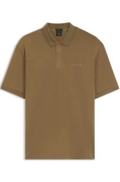 Porsche x BOSS Poloshirt mit glänzendem Logo