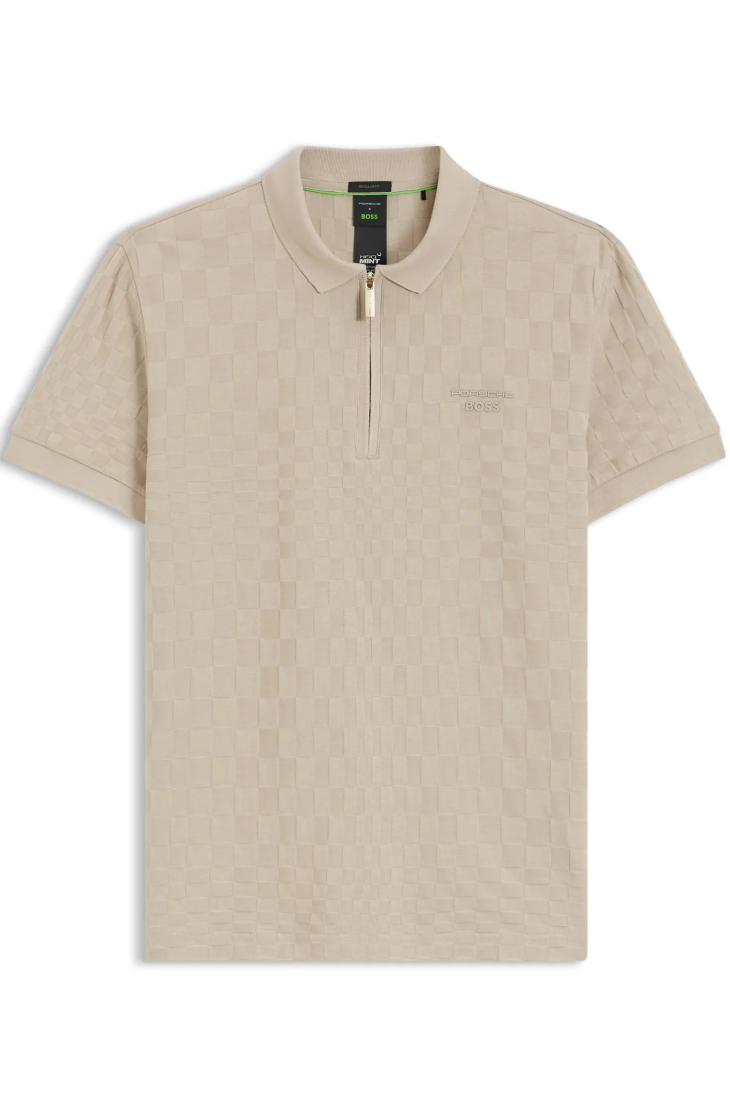 Porsche x BOSS Poloshirt mit Pasha-Muster