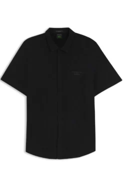 Porsche x BOSS Regular-Fit Hemd aus Baumwoll-Jacquard