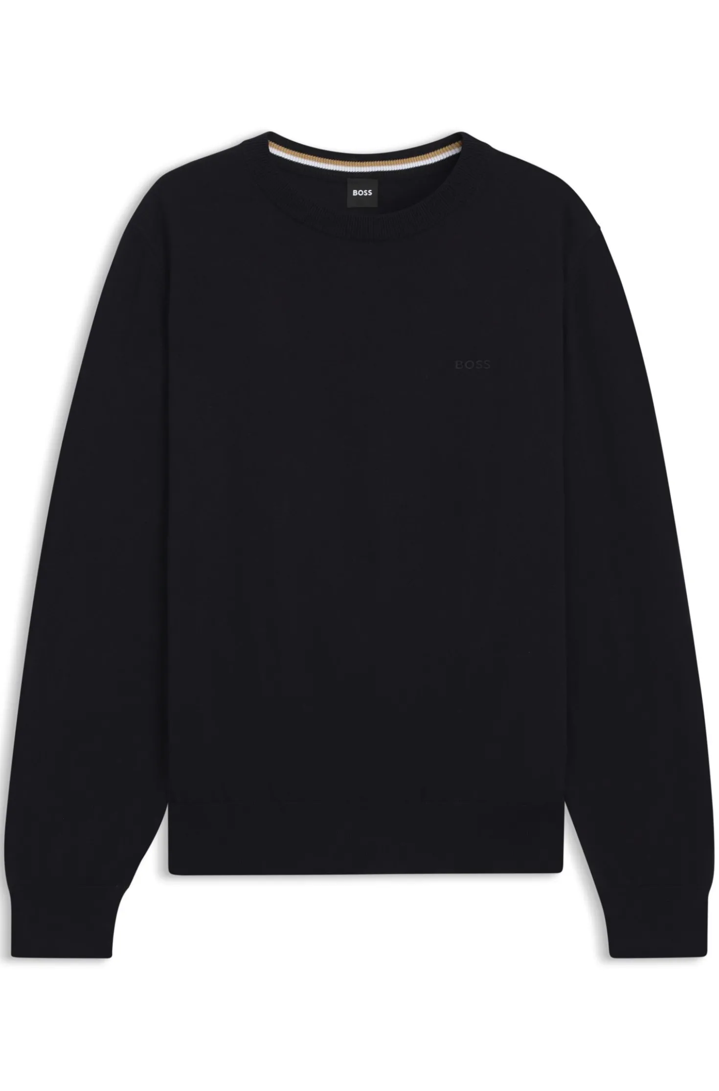 Pullover aus Baumwolle mit Logo-Stickerei