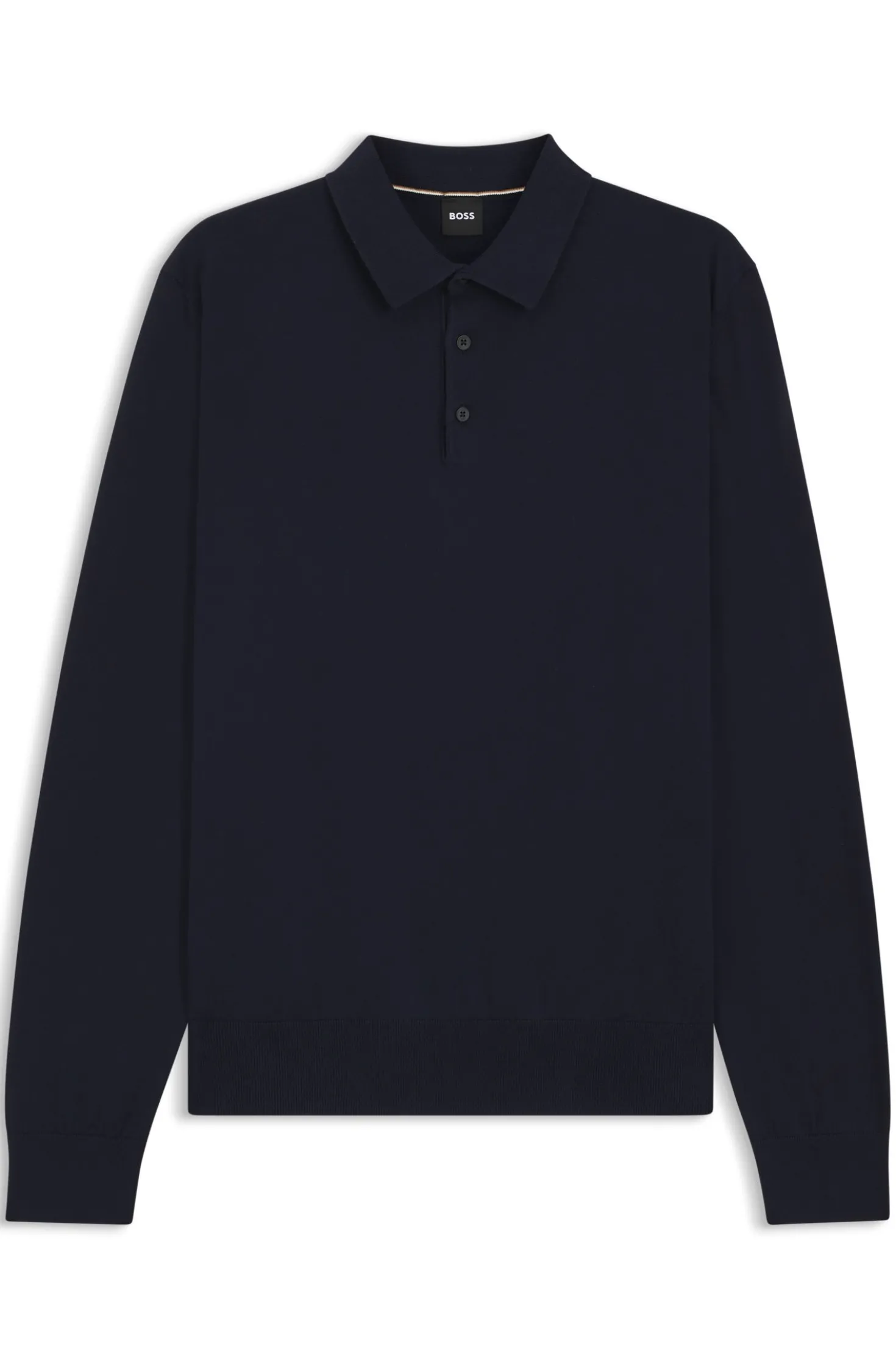 Pullover aus Baumwolle mit Polokragen