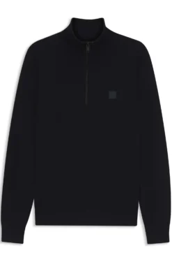 Pullover aus Baumwolle und Kaschmir mit Troyerkragen