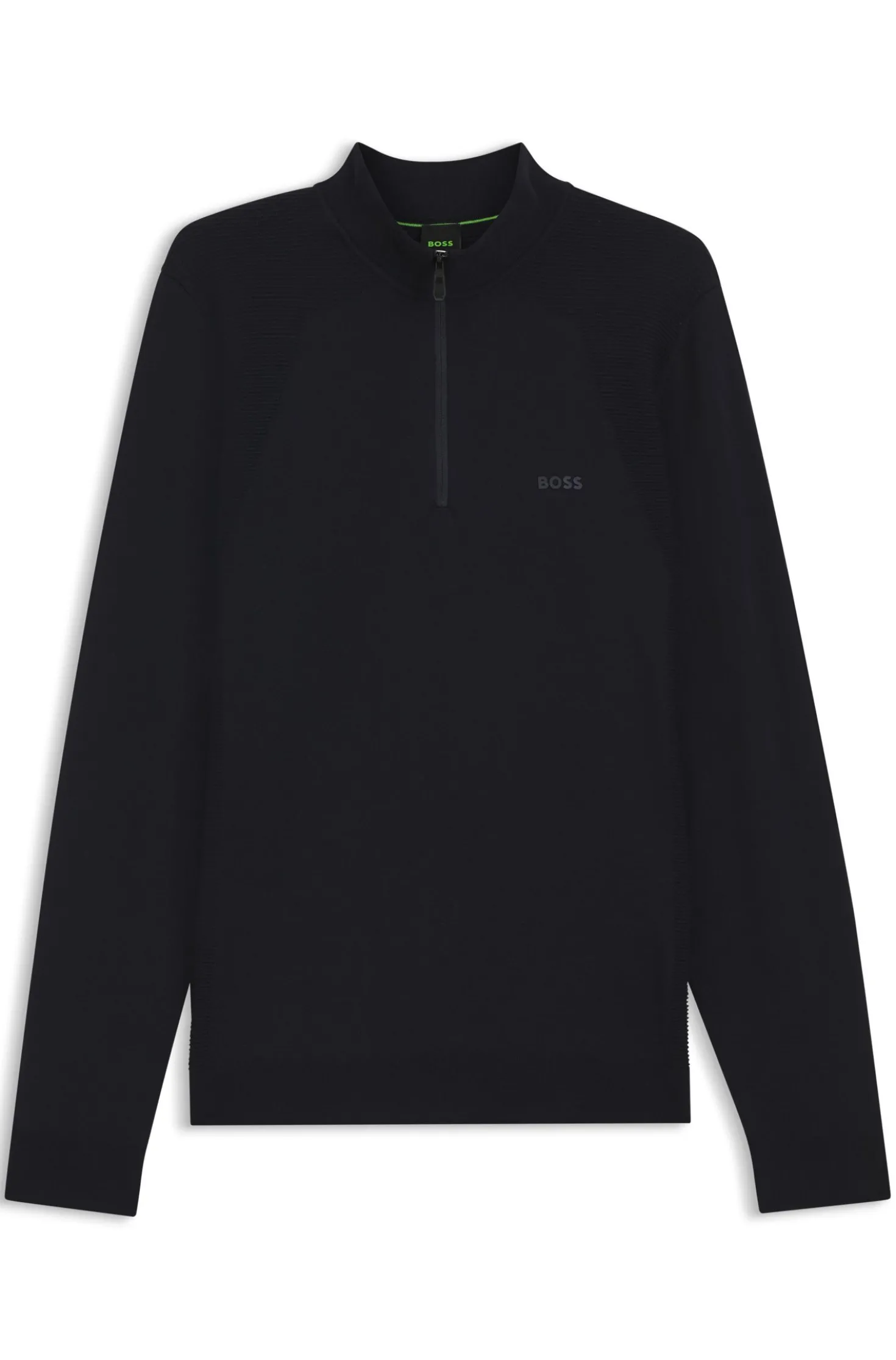 Pullover aus Baumwoll-Mix mit Troyerkragen