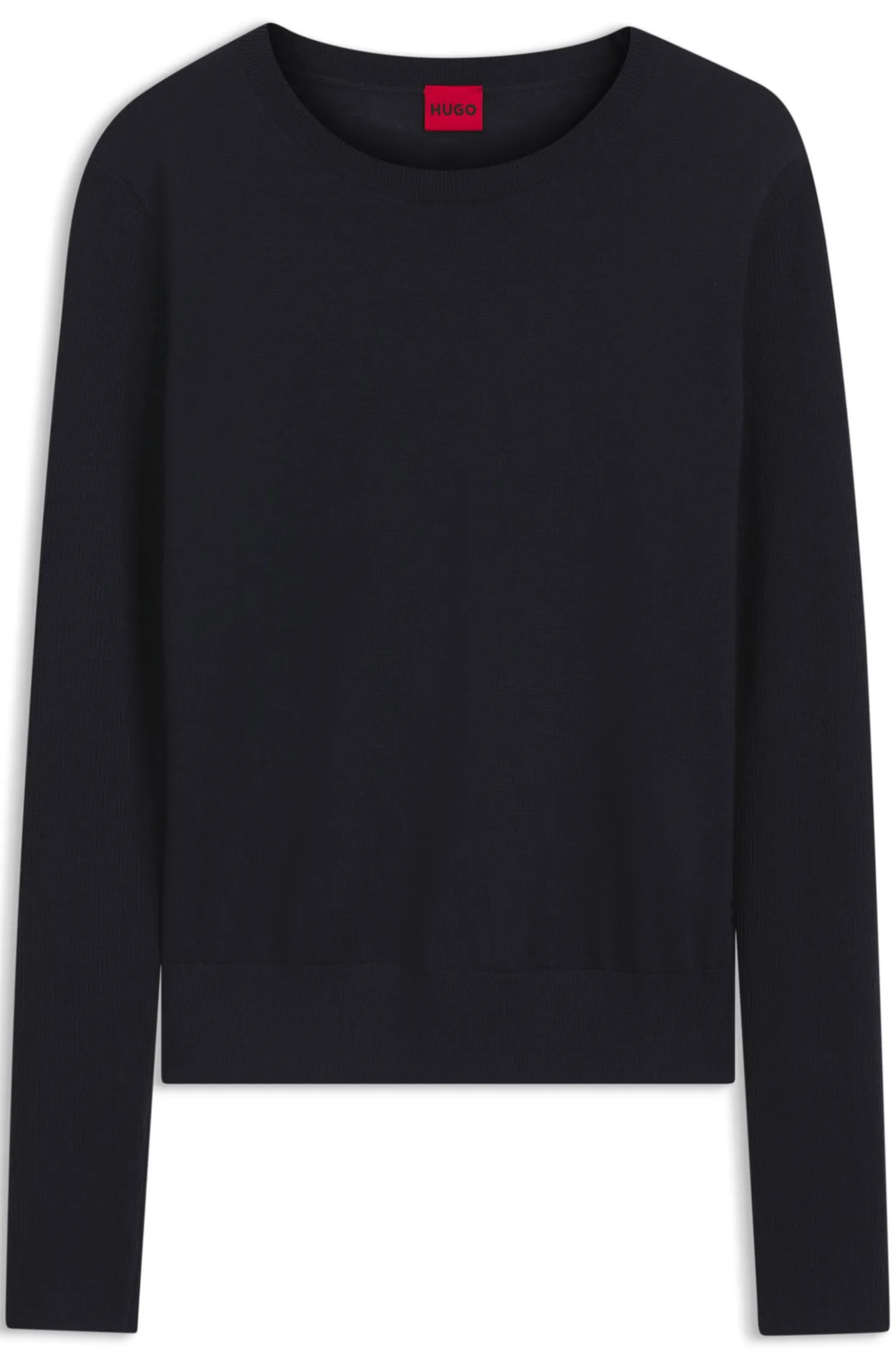 Pullover aus extrafeiner Merinowolle mit Rundhalsausschnitt