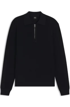 Pullover aus Schurwolle mit Troyerkragen