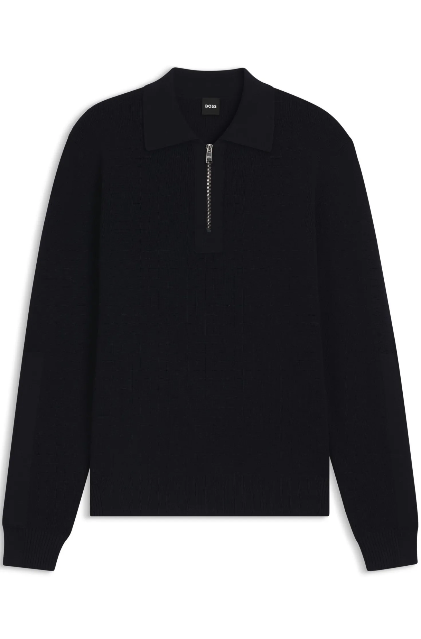 Pullover aus Schurwolle mit Troyerkragen