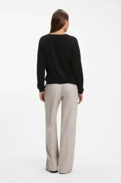 Pullover aus Woll-Mix mit Kaschmir und V-Ausschnitt