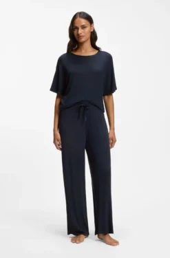Pyjamahose aus Ripp-Jersey mit Double-B-Monogramm