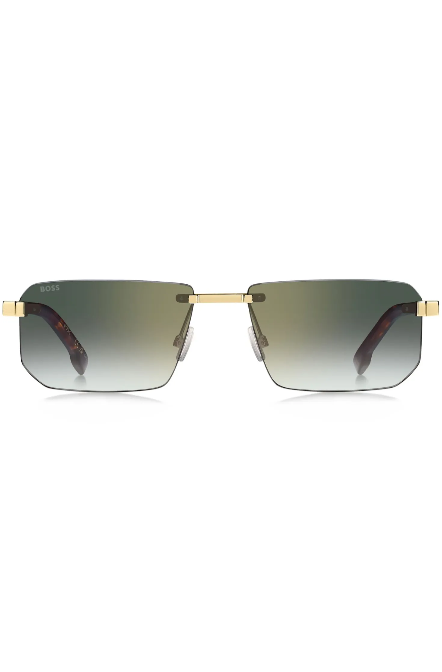 Randlose Sonnenbrille mit Double-B-Monogramm