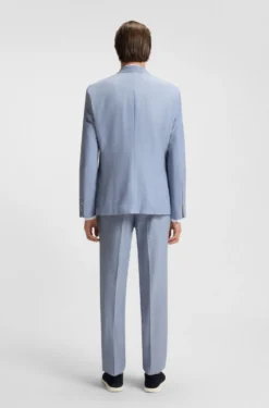Regular-Fit Anzug mit Allover-Muster