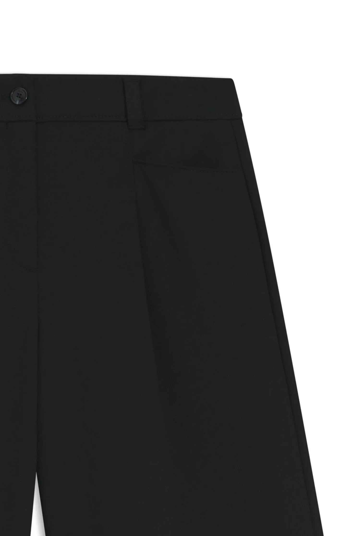 Regular-Fit Bermuda-Hose mit ausgestelltem Bein