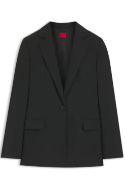 Regular-Fit Blazer mit fallendem Revers