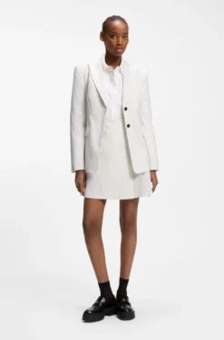 Regular-Fit Blazer mit Nadelstreifen