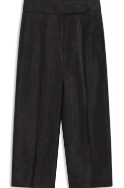 Regular-Fit Cropped-Hose mit weitem Beinverlauf