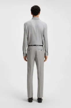 Regular-Fit Flanell-Hemd aus Baumwoll-Mix