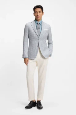 Regular-Fit Hemd aus in Italien gefertigtem Denim