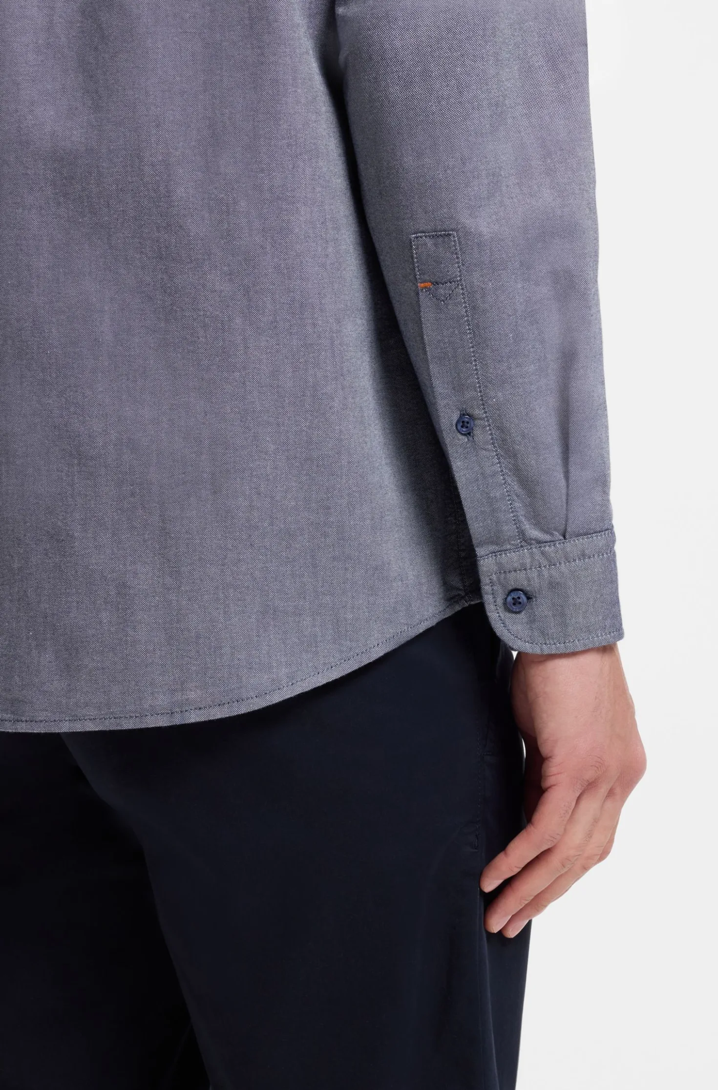Regular-Fit Hemd aus Oxford-Baumwolle mit Button-Down-Kragen