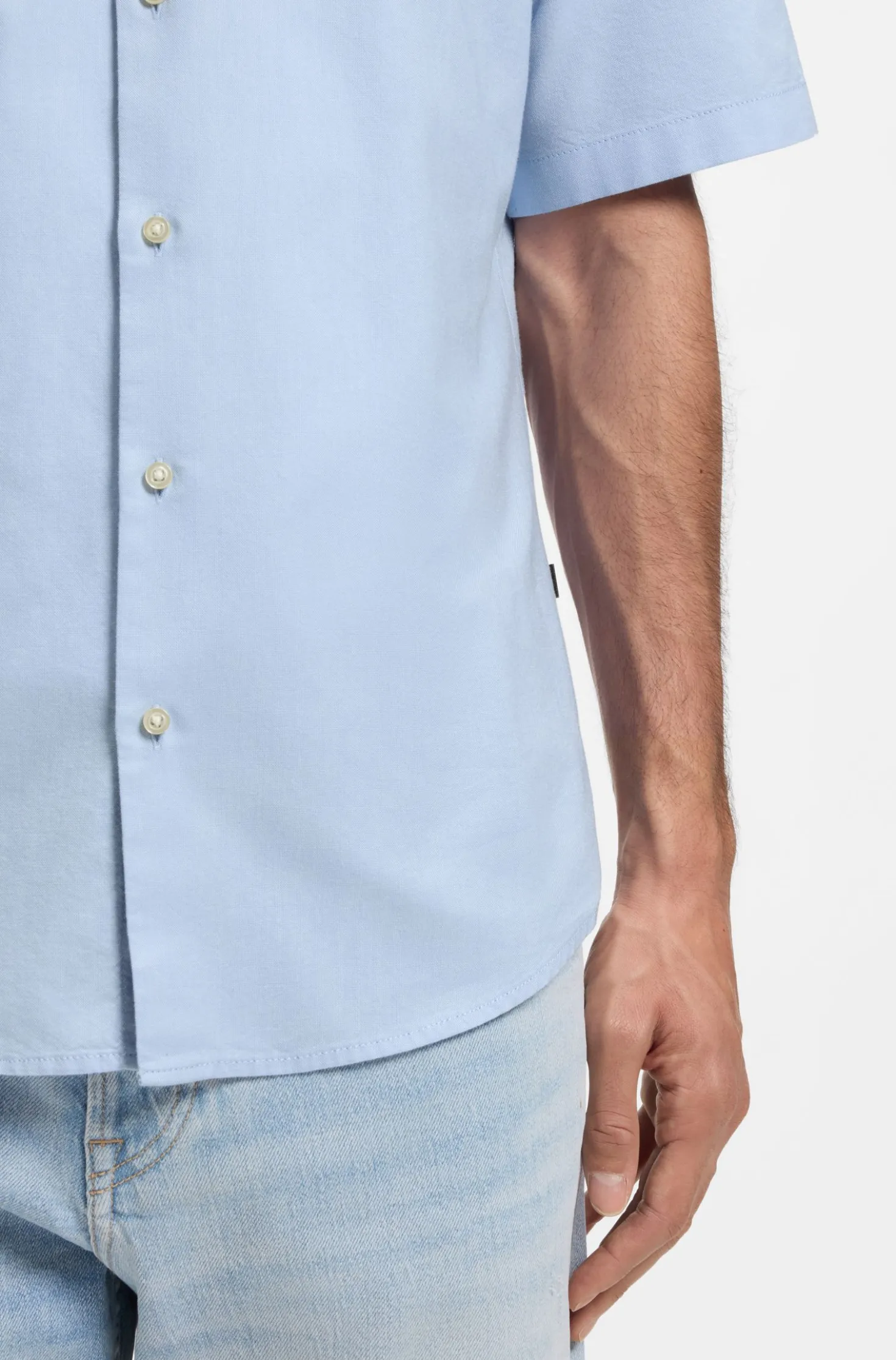Regular-Fit Hemd aus soft gewaschener Oxford-Baumwolle