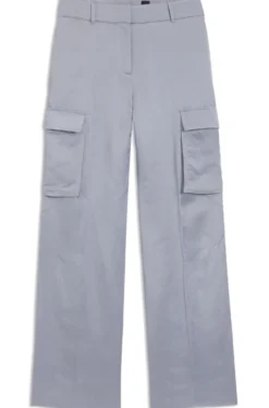 Regular-Fit Hose aus Satin
