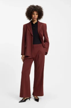 Regular-Fit Hose mit weitem Bein