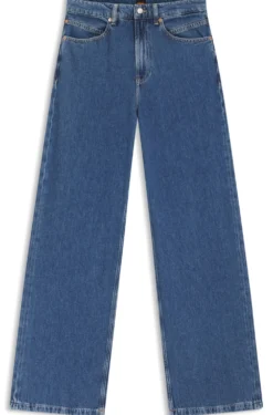 Regular-Fit Jeans mit weitem Bein