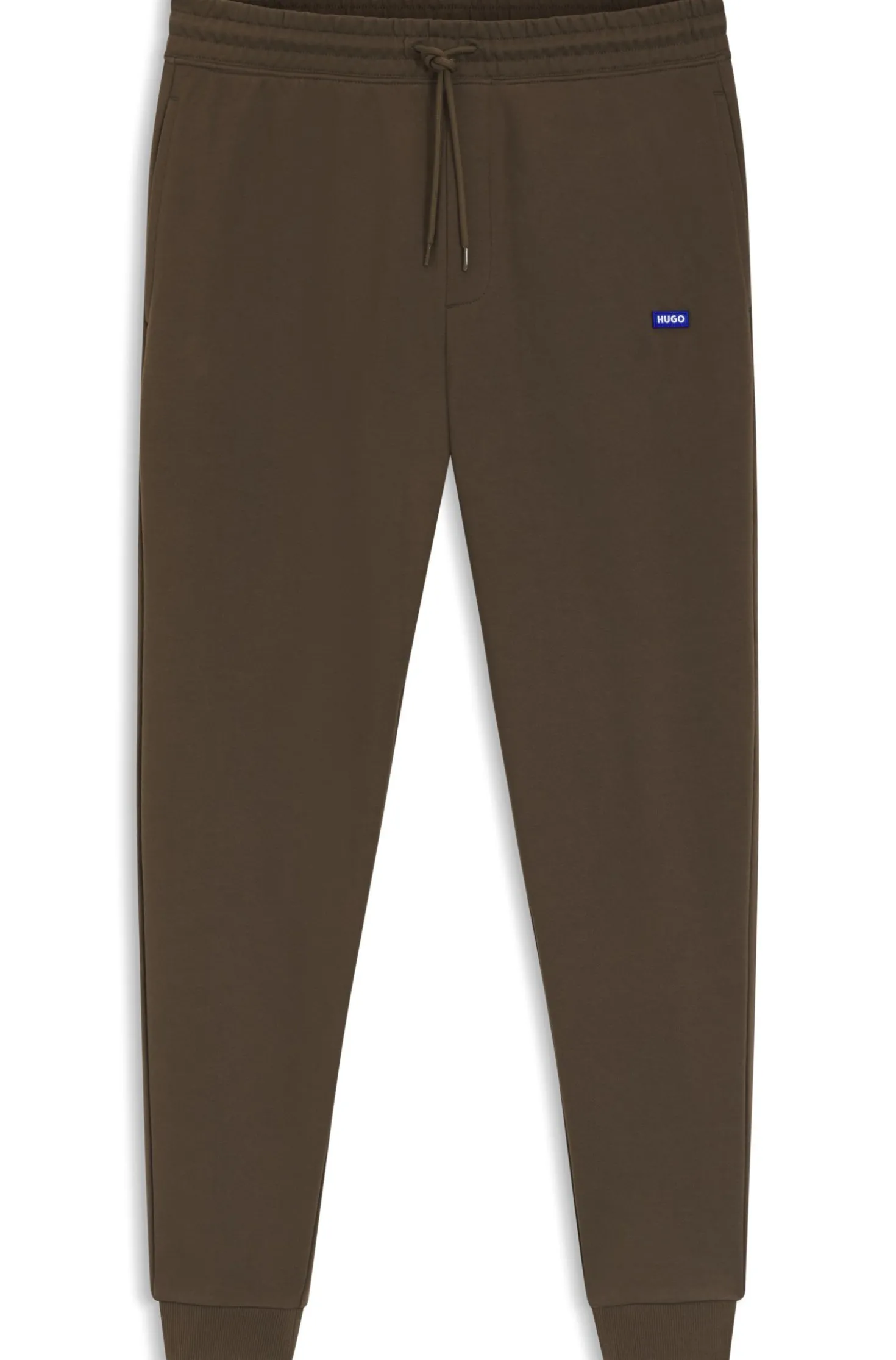 Regular-Fit Jogginghose aus Baumwolle mit French-Terry-Struktur